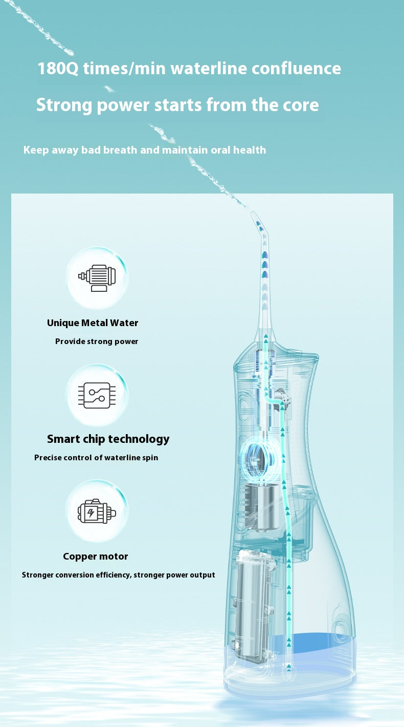 Electric 6-gear Adjustable Portable Oral Flusher