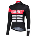 Bicycle long-sleeved fleece warm cycling jersey