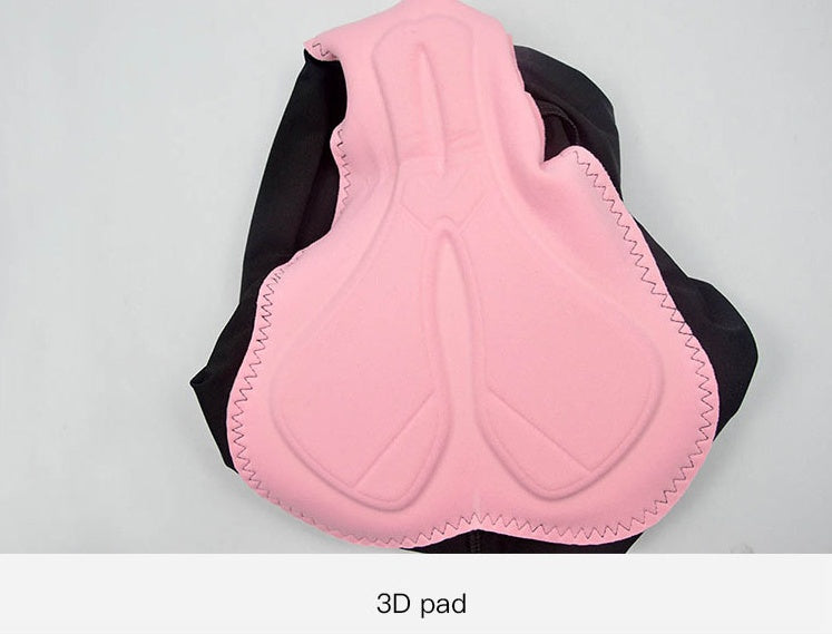 Women's one-piece rubber band cycling shorts