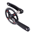 Mountain Bike One-Piece Hollow Crankset Left And Right Cranks