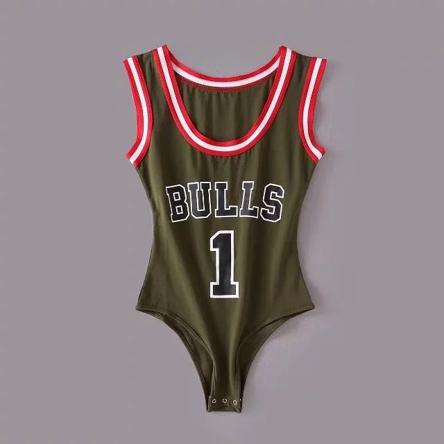 Letter Print Suspender Jumpsuit Women Sexy Sports Open Gear Suspender Jumpsuit
