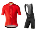 Short-Sleeved Bib, Cycling Suit, Cycling Suit, Moisture Wicking