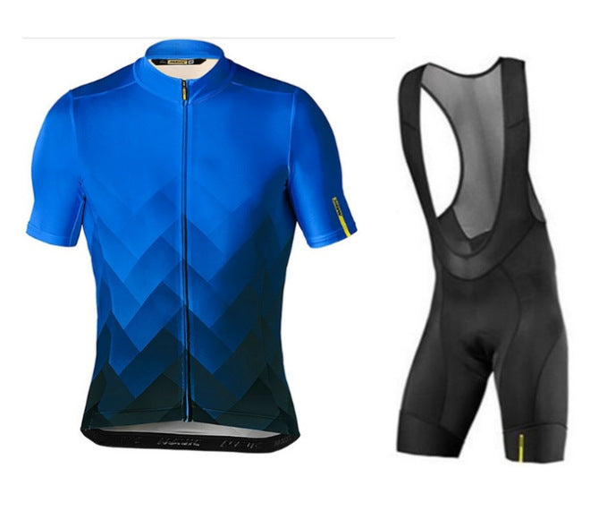 Short-Sleeved Bib, Cycling Suit, Cycling Suit, Moisture Wicking