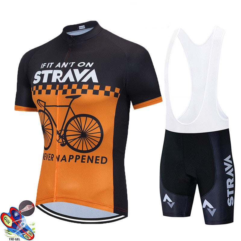 Cycling Suit Short-Sleeved Suit Men'S Summer Mountain Road Bike Cycling Suit Top