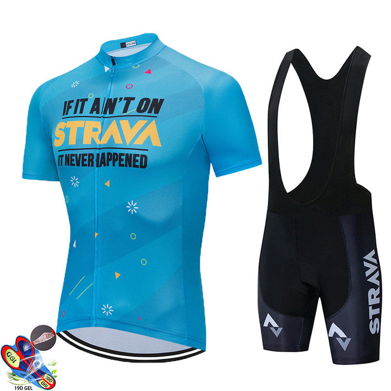 Cycling Suit Short-Sleeved Suit Men'S Summer Mountain Road Bike Cycling Suit Top