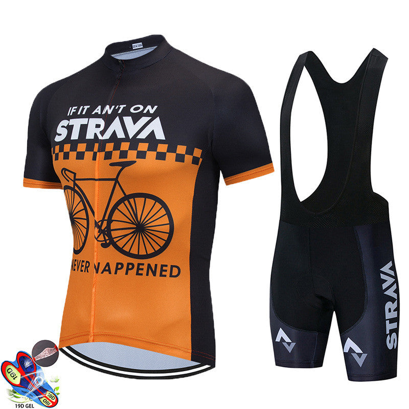Cycling Suit Short-Sleeved Suit Men'S Summer Mountain Road Bike Cycling Suit Top