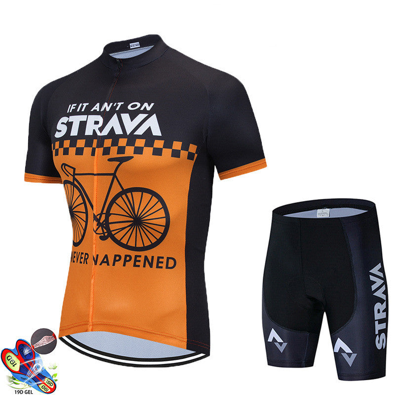 Cycling Suit Short-Sleeved Suit Men'S Summer Mountain Road Bike Cycling Suit Top