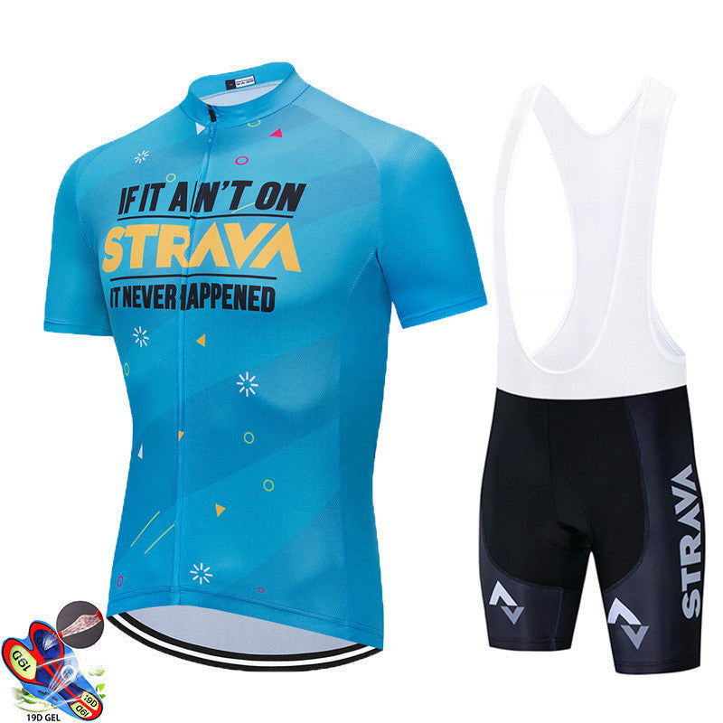 Cycling Suit Short-Sleeved Suit Men'S Summer Mountain Road Bike Cycling Suit Top