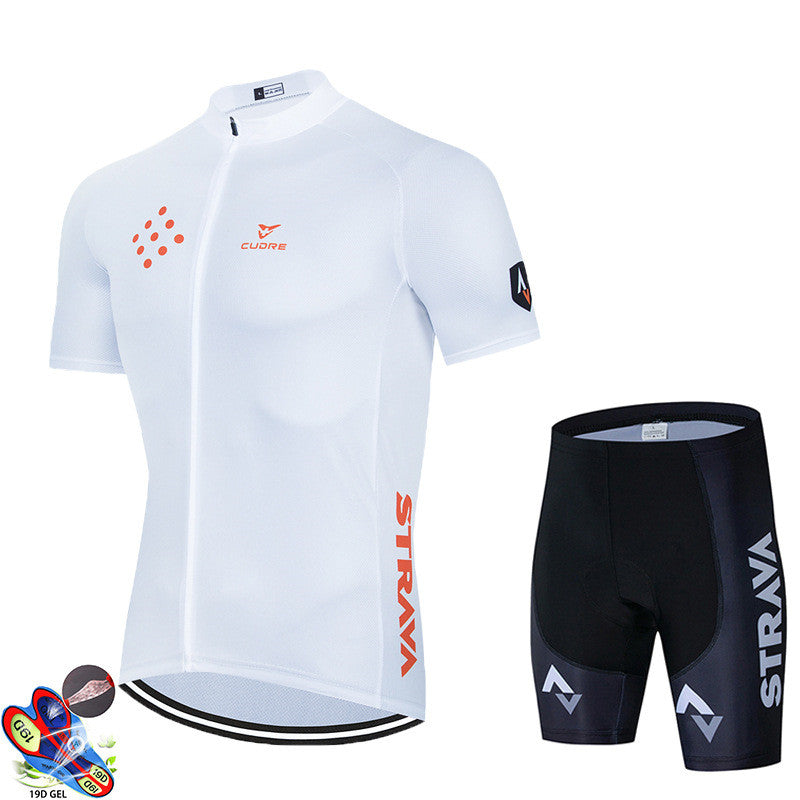Cycling Suit Short-Sleeved Suit Men'S Summer Mountain Road Bike Cycling Suit Top