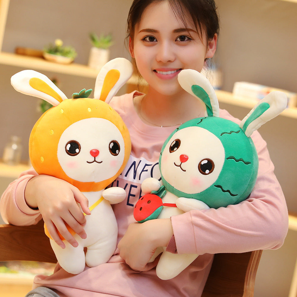 Creative Cute Cartoon Fruit Bunny Doll Plush Toy
