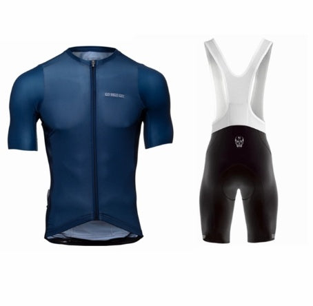 Men's Short-sleeved Cycling Jersey Suspenders Suit