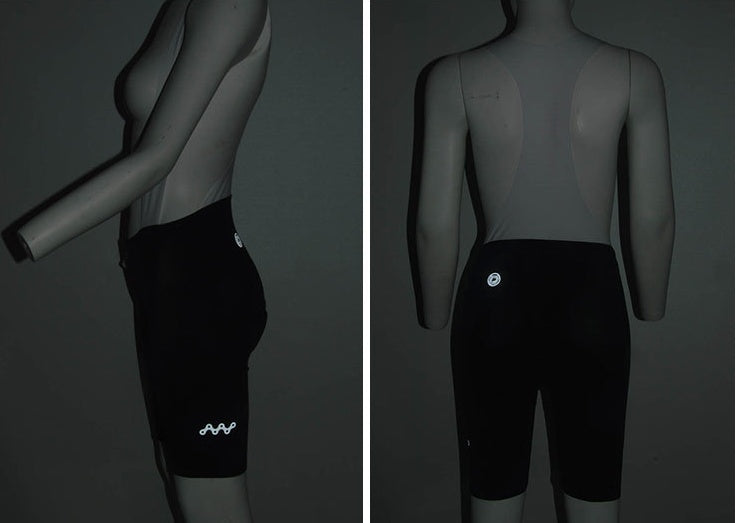 Women's one-piece rubber band cycling shorts