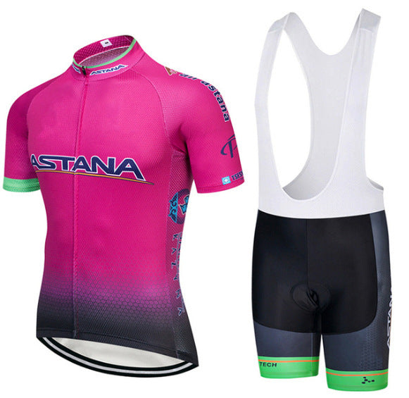 Summer short-sleeved cycling suit