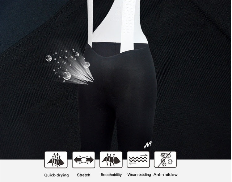 Women's one-piece rubber band cycling shorts