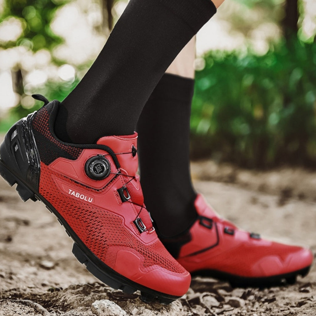 Breathable Bicycle Cycling Shoes Men's Road Bike Lock
