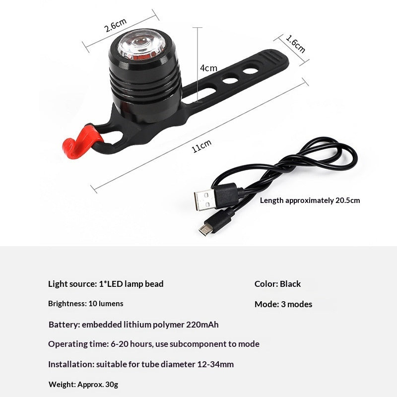 Flashing Rear Bike Light For Night Cycling