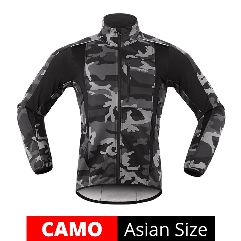 Fleece warm three layer cycling Coat Jacket Top