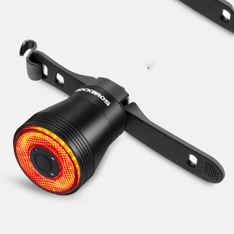 Bicycle Smart Auto Brake Sensing Light IPx6 Waterproof LED Charging Cycling Taillight Bike Rear Light Accessories
