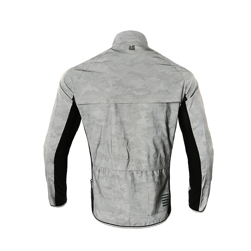 Reflective mountain bike jersey