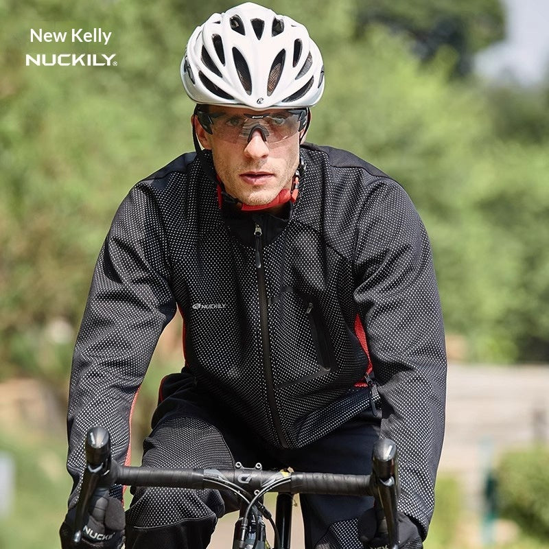 Fleece Cycling Jersey And Bib Shorts Set Sports  Outdoor Cycling Top Cycling Bib Shorts