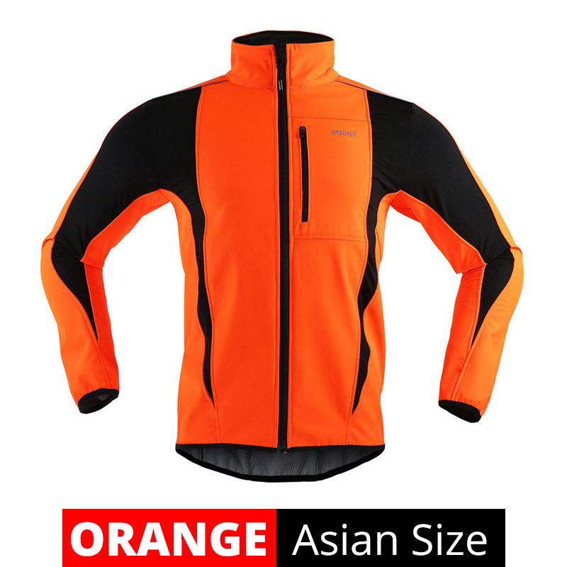 Fleece warm three layer cycling Coat Jacket Top