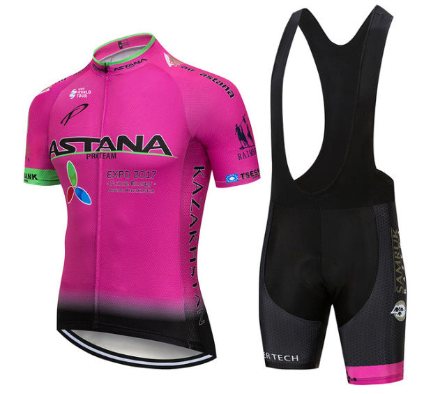 Summer short-sleeved cycling suit