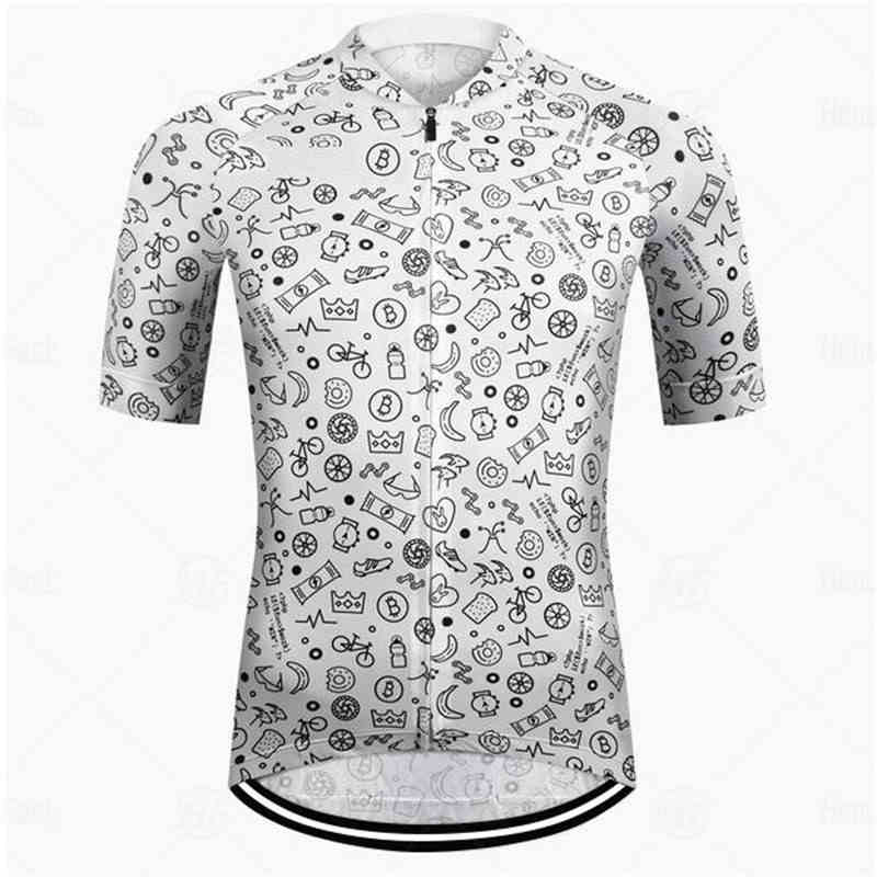 Outdoor Sports Mountain Bike Cycling Jersey Jacket Men's Short Short Sleeve