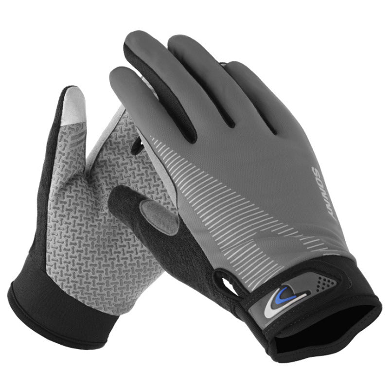 Outdoor Cycling Gloves Sun Protection Wear-resistant Shock Absorption