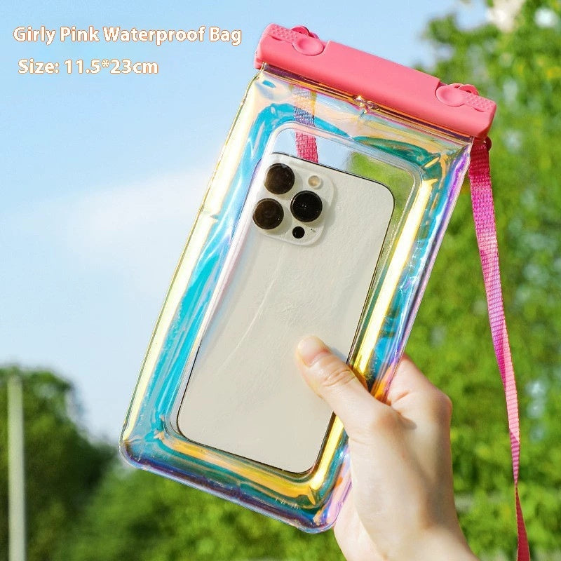 Mobile Phone Waterproof Bag Laser TPU Outdoor Diving