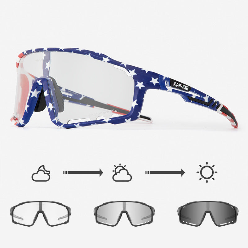 Color Changing Cycling Eye Bicycle Outdoor Sports Goggles