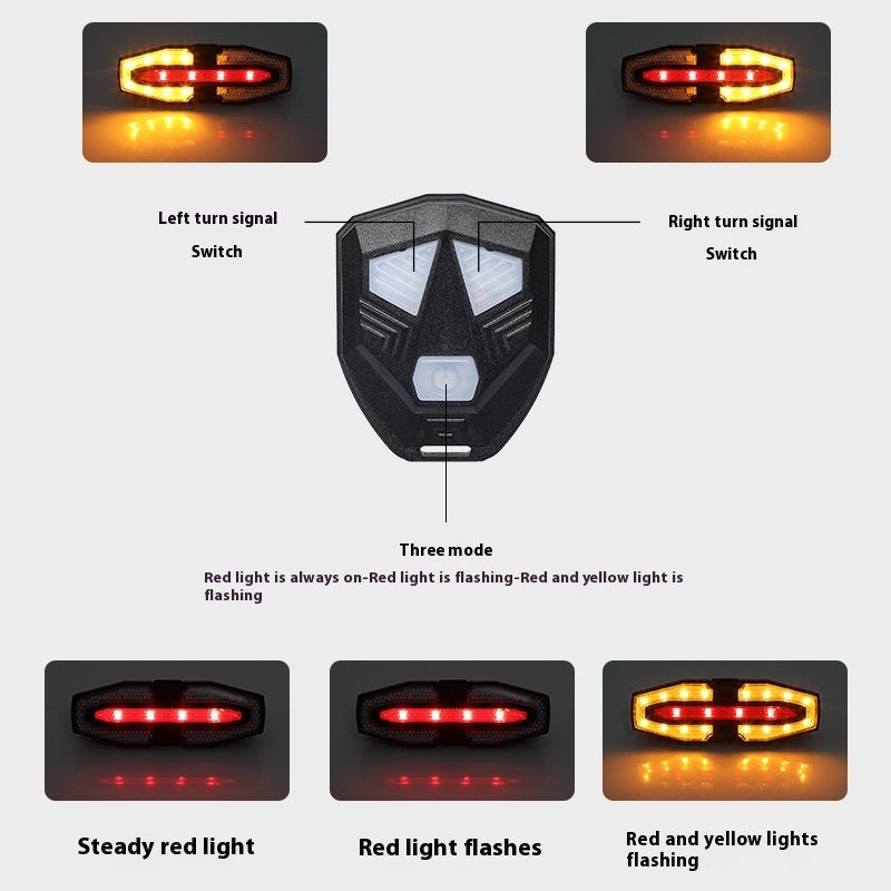 Bicycle Night Riding Turn Signal Mountain Bike Cycling Fixture