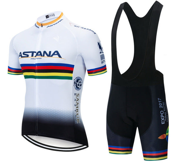 Summer short-sleeved cycling suit