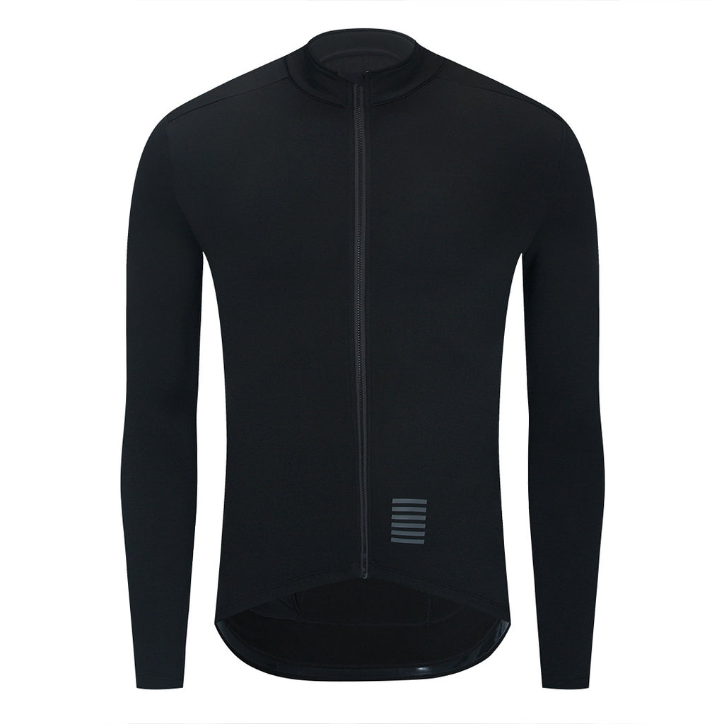 Fleece Cycling Jersey, Long-sleeved Mountain Bike Equipment, Plus Velvet Warm Cycling Jersey