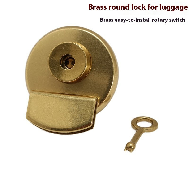 Pure Copper Round Twist Lock