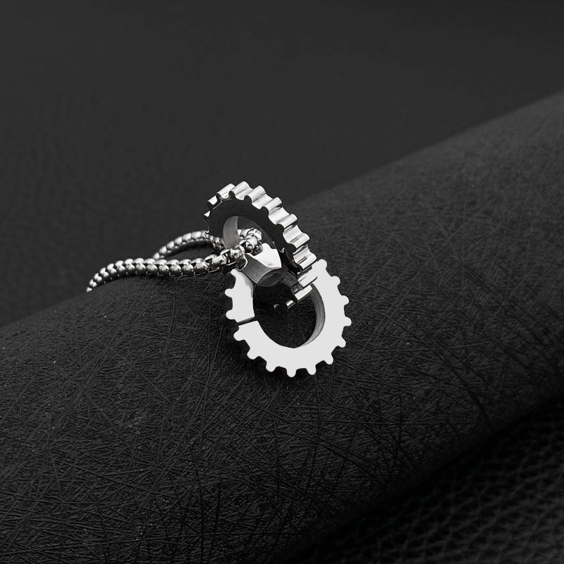 Heavy Industry Machinery Gear Personality Fashion Pendant
