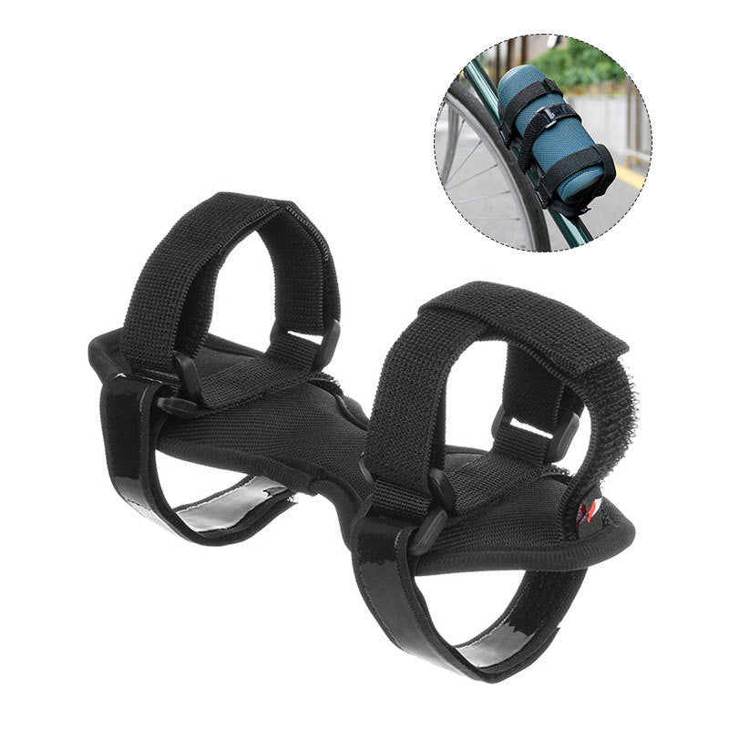 Bicycle Velcro Installation Strap Road Bike Cycling Fixture Kettle Holder
