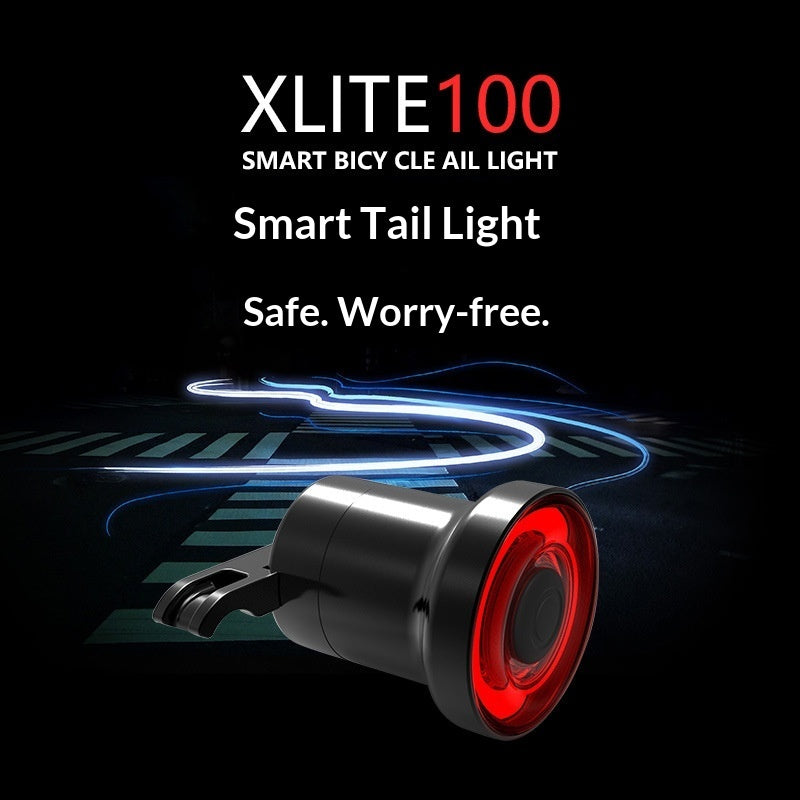 Smart Induction Brake Light For Bicycles With Charging Function Cycling Gear