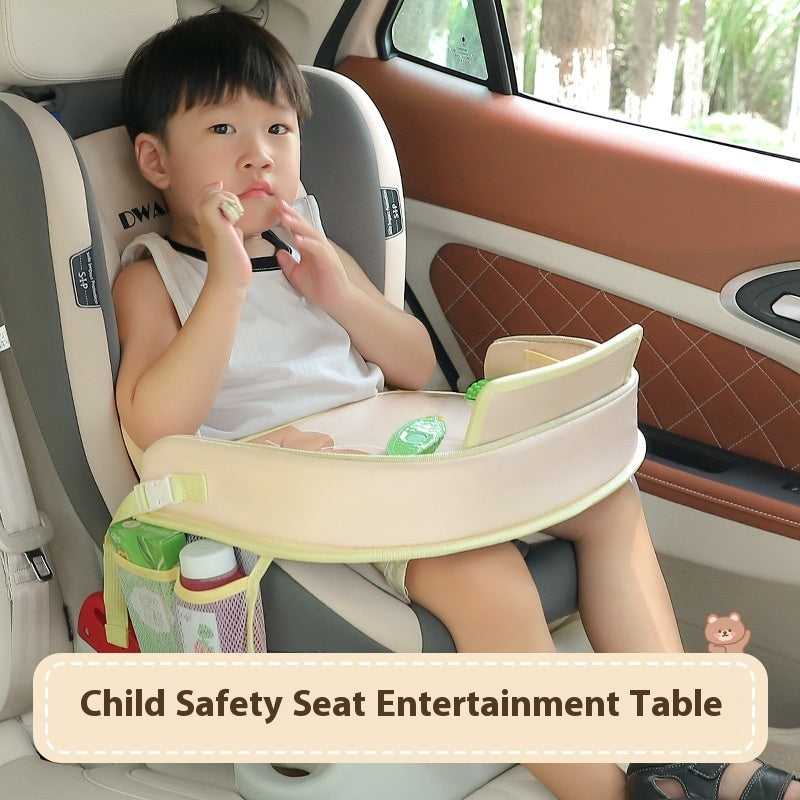 Children's Car Seat Multi-function Storage Car Waterproof Tray