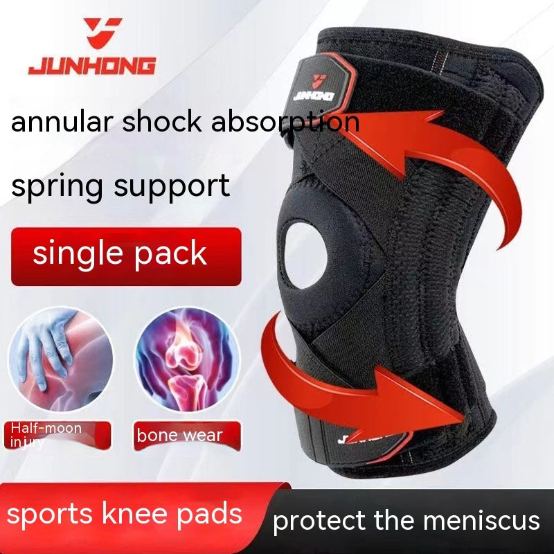 Knee Pad Sports Shock Absorption Pressure Spring Protective Gear