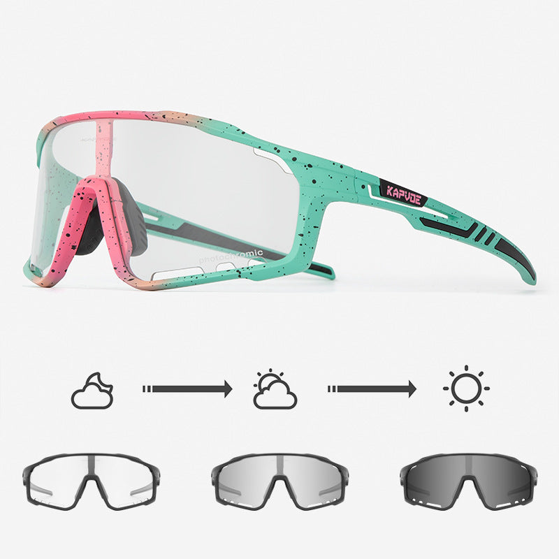 Color Changing Cycling Eye Bicycle Outdoor Sports Goggles