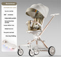 Four-wheel Children Infants Two-way Reclining Trolley Lightweight Folding