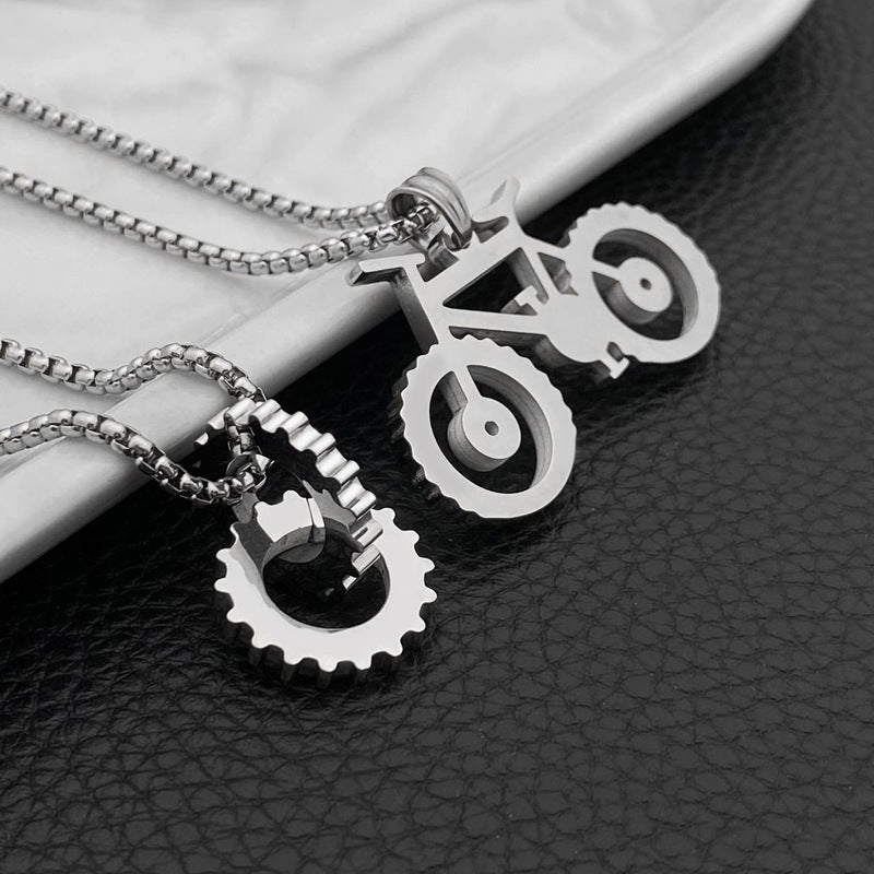 Heavy Industry Machinery Gear Personality Fashion Pendant