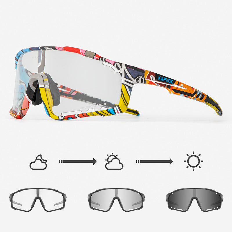 Color Changing Cycling Eye Bicycle Outdoor Sports Goggles