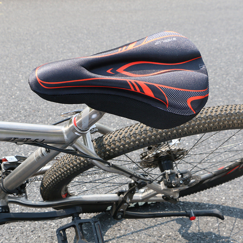 Mountain Bike Cushion Cover Cycling Widened Silicone