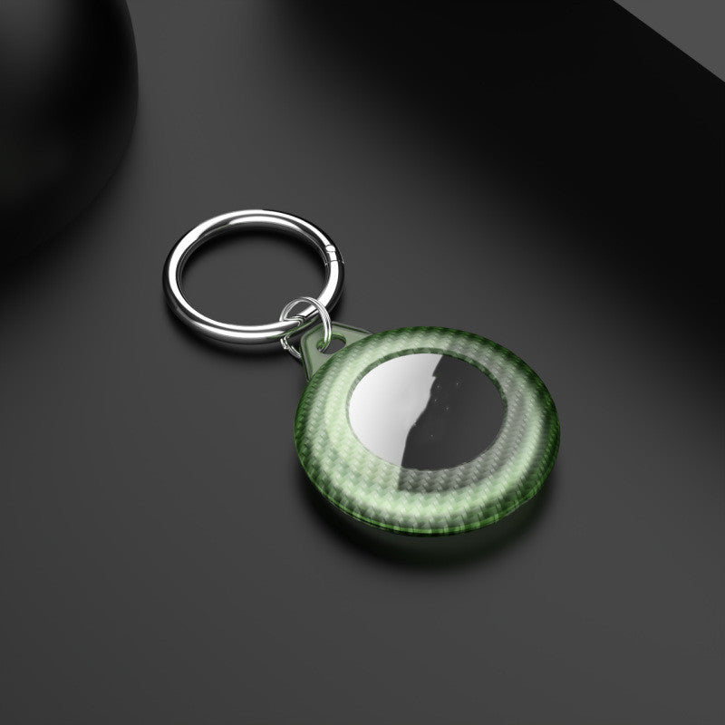 Suitable For Anti-lost Device Pp Carbon Fiber Pattern Keychain Frosted Ultra-thin Tracker Protective Cover